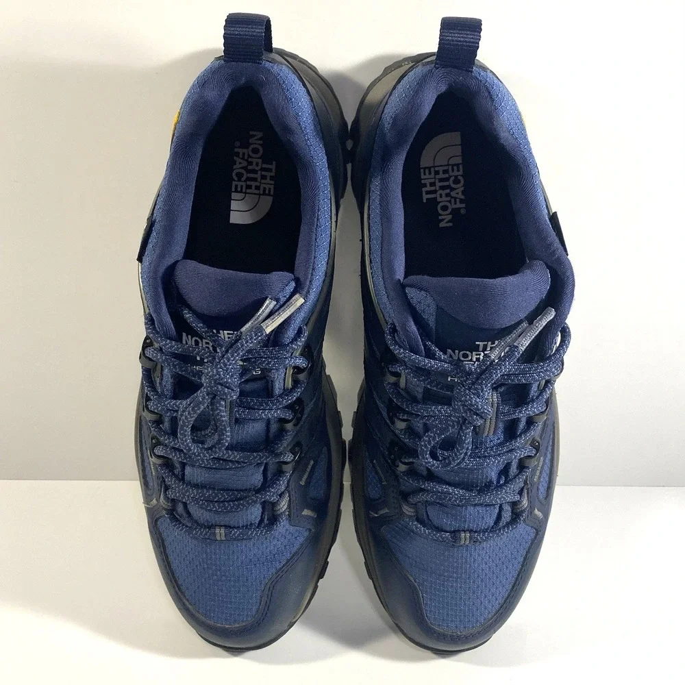The North Face Mens Size 9 Hedgehog Gore-Tex Vibra Hiking Shoes Summit Navy Blue